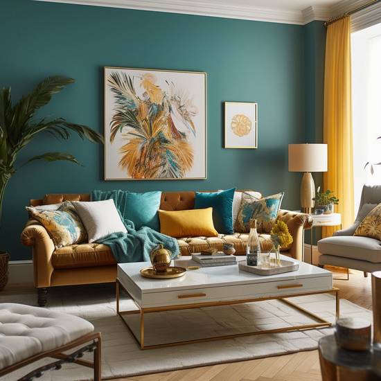 藍綠色配什么顏色好看，藍綠色最佳配色方案：白色米色黃色彰顯高級感