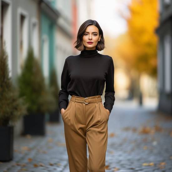 駝色褲子配什么顏色上衣好看，駝色褲子上衣最佳配色指南