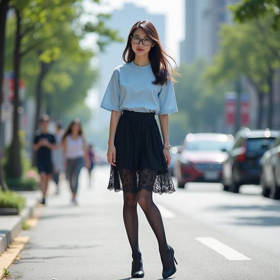 藏藍(lán)色裙子配什么顏色襪子，藏藍(lán)裙子襪子顏色搭配指南