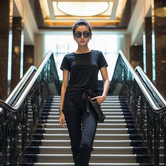 黑色短袖配什么褲子，黑色短袖褲子搭配完美指南