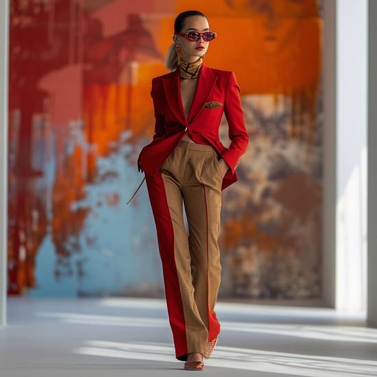 紅色褲子搭配什么顏色上衣，紅色褲子最佳上衣顏色搭配指南