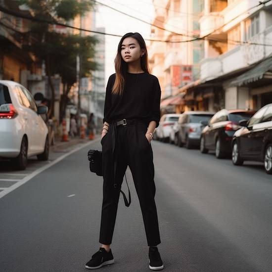 黑褲子配什么上衣好看，黑褲子上衣搭配好看秘訣