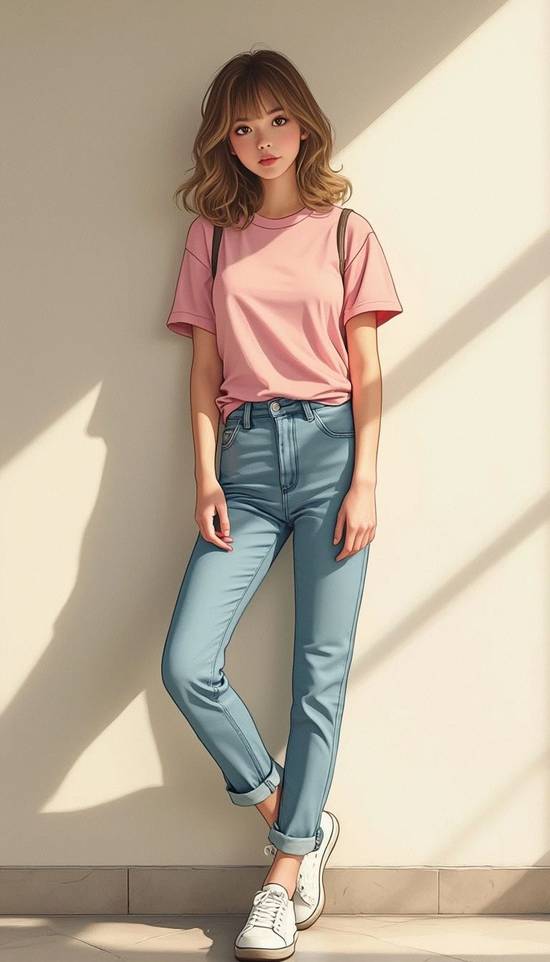 藍(lán)色褲子配什么顏色衣服，藍(lán)色褲子搭配衣服顏色推薦