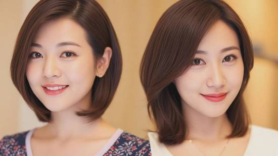 鎖骨發適合什么臉型，鎖骨發全臉型適配指南：圓方臉顯瘦首選