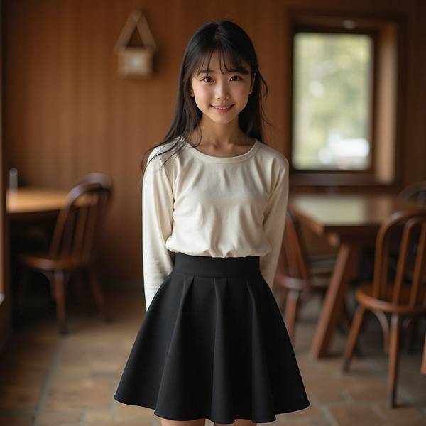 黑色短裙配什么上衣好看,10種黑色短裙搭配法則,時(shí)髦顯瘦不重樣