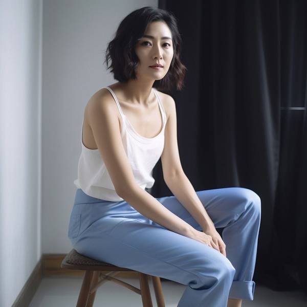 藍色褲子配什么上衣好看,藍色穿搭指南:解鎖藍色褲子的萬能上衣搭配法則