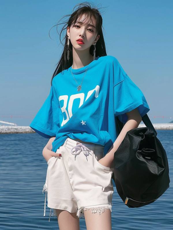 淺藍色褲子配什么顏色上衣，淺藍褲子配色指南，20款清新時髦上衣搭配推薦