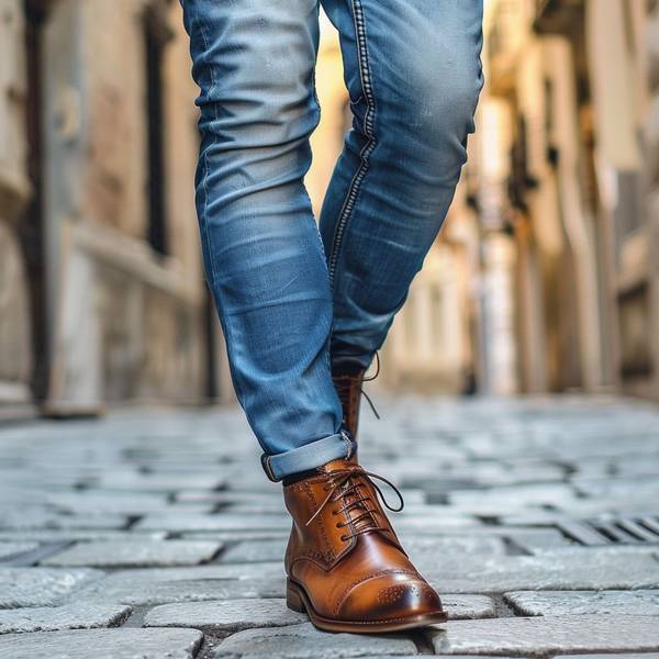 咖啡色鞋子配什么顏色褲子,咖啡色鞋子搭配指南三種配色方案盡顯潮流